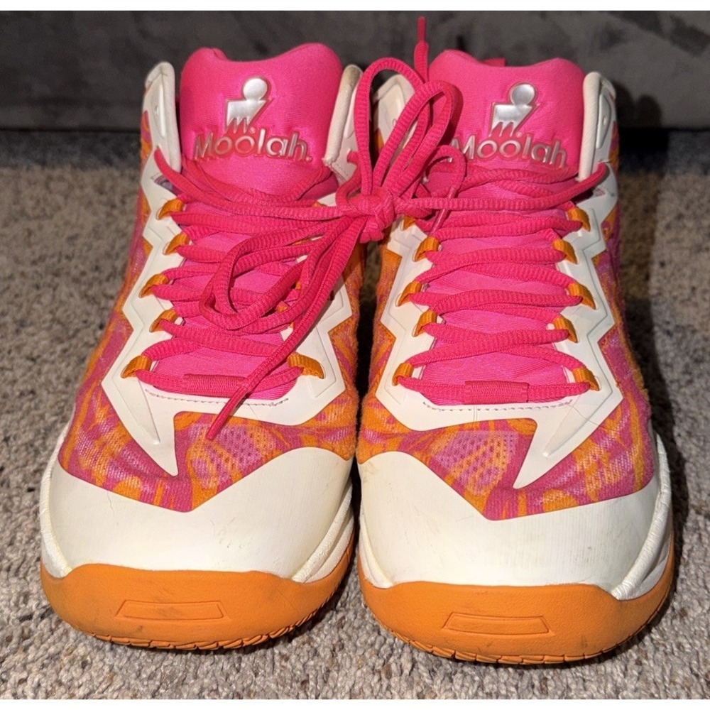 Moolah Neovolt Pro V2 Women's Basketball Shoes,‎ Size 8 Rainbow Sherbet Pink